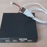 Hub interno 4 porte USB 2.0 3,5" Manhattan 350310