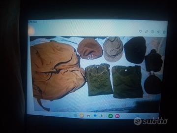 ZAINO GRANDE E ALTRI ARTICOLI MILITARI  ORIGINALI