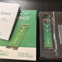 Ssd nvme m2 orico TLC  500gb