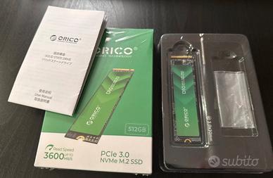 Ssd nvme m2 orico TLC  500gb