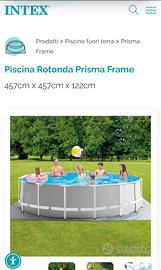 Piacina INTEX prisma 457cm