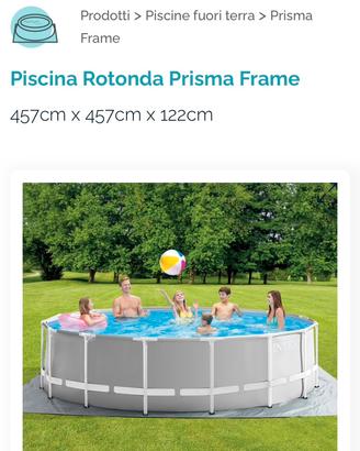 Piacina INTEX prisma 457cm