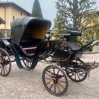 Carrozza per cavalli Gran Duch su cinghie Mendika