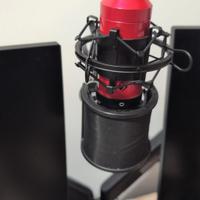 Microfono a condensatore USB con asta Auna