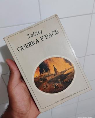 Libro vintage "Guerra e Pace" - Lev Tolstoj