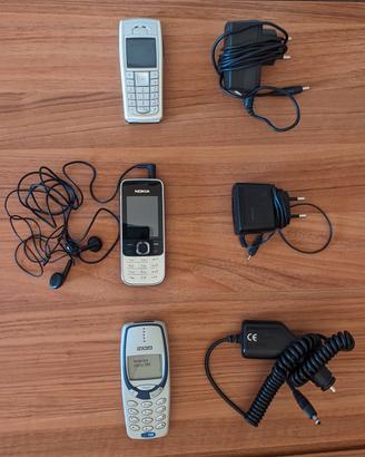 Tre cellulari Nokia (anche separatamente) 