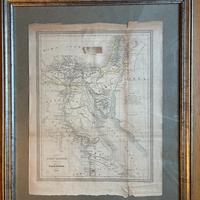 Carta dell’Egitto Antico e della Palestina (1854)