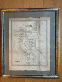 Carta dell’Egitto Antico e della Palestina (1854)