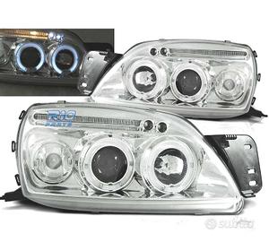 FARI FORD FIESTA 99-02 ANGEL EYES FONDO CROMATO