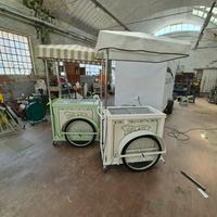 cargo bike gelateria e carretti ricondizionati 