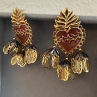 Orecchini cuore sacro