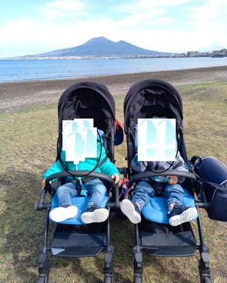 Coppia due di passeggini gemellari Bump rider