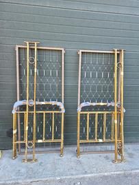 antichi letti in ottone