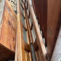 Porta interna apertura a libro legno massello