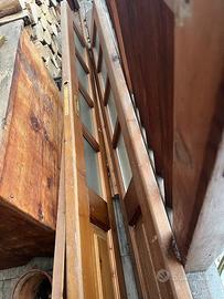 Porta interna apertura a libro legno massello