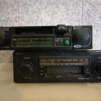 Auto radio vintage Anni 80 Philips 648 Autovox 738