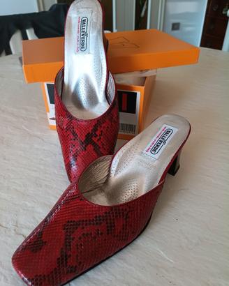 Scarpa rossa Valleverde tg 39 rossa tacco 55