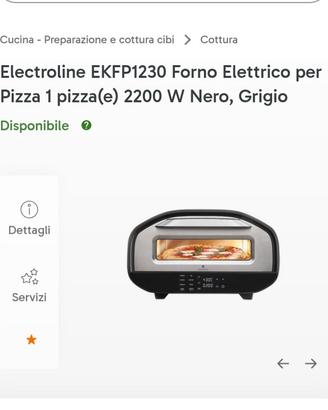 forno per pizza a casa 2000w