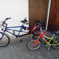 Tandem professionale + bici bambini