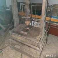 rarissimo torchio in legno da tipografo