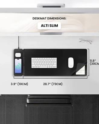 JOURNEY ALTI SLIM Desk Mat Wireless Charging Nuovo