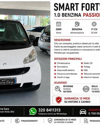 Smart ForTwo 1000 62 kW cabrio pulse - GARANTITA 1