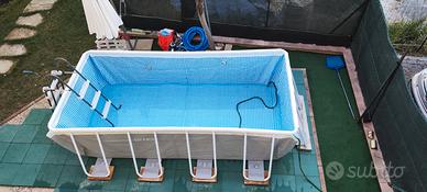 piscina 4x2 Intex + accessori