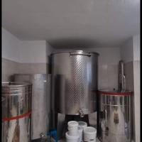 Vasca in acciaio inox 30 quintali