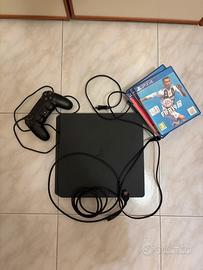 Playstation 4 slim con controller e 6 giochi