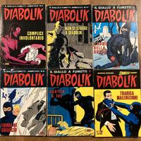Fumetti Diabolik 6 albi