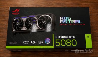 Asus ROG astral GeForce 5080 OC edition 16gb