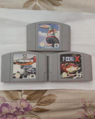 TRE GIOCHI NINTENDO 64 FUNZIONANTI PERFETTAMENTE 