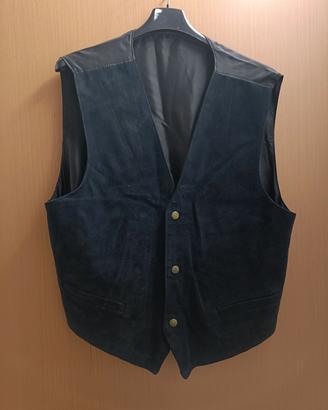 Gilet in pelle