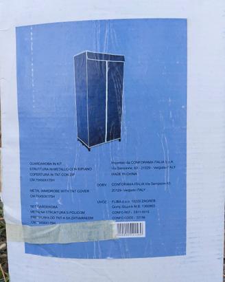 Guardaroba in kit Struttura in metallo con ripiano