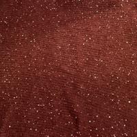 Poncho marrone Belmonte con paillettes. Made Italy