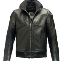 Giacca moto in pelle Thor Blauer
