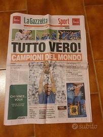 Gazzetta dello sport ITALIA CAMPIONE DEL MONDO 06
