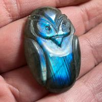 Cabochon - Gufo in labradorite