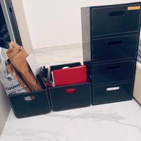 Set di cassetti di lusso – effetto pelle di coccod