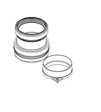KIT FUMI SDOPPIATO CALDAIE BERETTA
