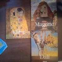 Lotto 3 riviste artisti espresso Dalì Klimt Magrit