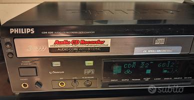 Triplo Lettore CD Masterizzatore Philips CDR 820