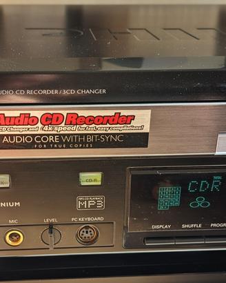 Triplo Lettore CD Masterizzatore Philips CDR 820