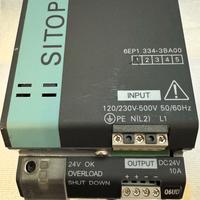 Alimentatore stabilizzato 24Vdc Siemens Sitop 6EP1