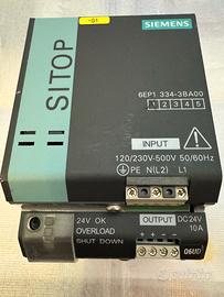 Alimentatore stabilizzato 24Vdc Siemens Sitop 6EP1