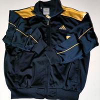 Felpa Adidas Blu Gialla - 14 Anni - Unisex Ottime