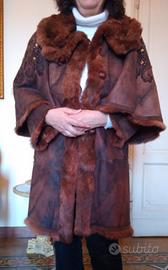 Pelliccia lapin con applicazioni 