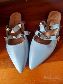 scarpe celesti