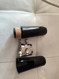 Bocchino + legatura in metallo e copribecco