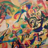 QUADRO COLORATO IN TELA